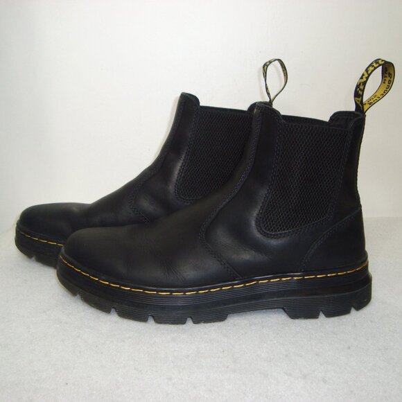 Doc Marten's Black Chelsea Boots - Picture 1 of 13